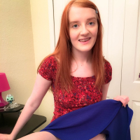Sweet Cherry Fae takes off her clothes and shows her sexy curves