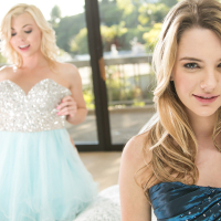 Kenna James seduces her stepsister Tara Morgan on prom night