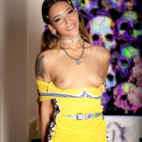 Sweet Kitty Carrera gets her Face Sprayed with Cum