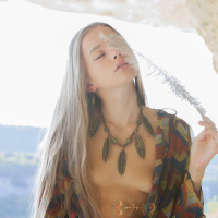 Slim sweetie Milena Angel teasing with her nice body outdoors
