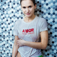 Horny young hottie Milena feels so lonely under the hot shower