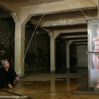 Annette Schwarz blonde babe is bound hosed down and fucked