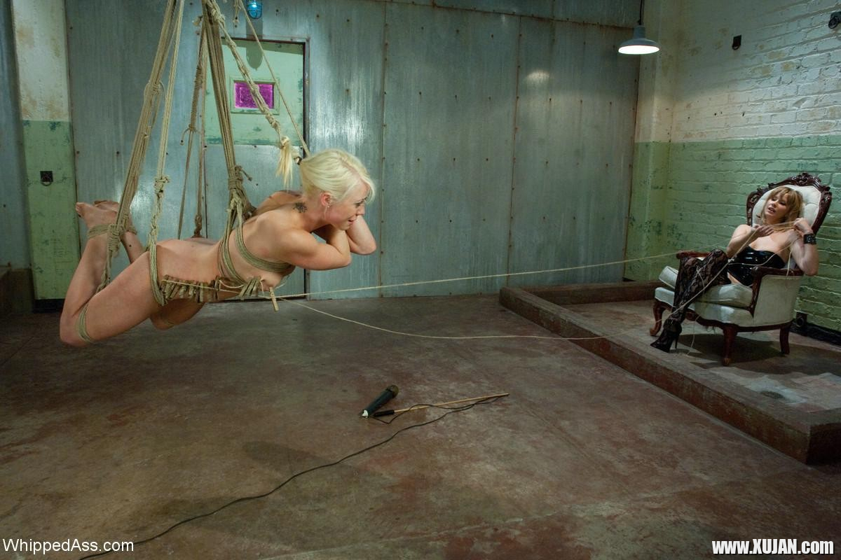 Lorelei Lee gets tied punished and strapon fucked by lezdom - Photo #1381029