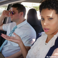 Kinky Diamond Banks fucks her driving instructor