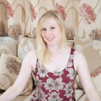 Kinky girl Satine Spark exposes her bushy twat
