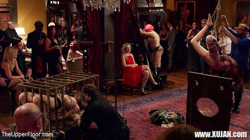 Savannah Fox and subgirls serve at bdsm party with a kinky audie - Photo #1397850