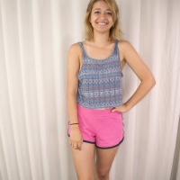 Lovely Cutie Izzy Bell shows off her delicious Bod