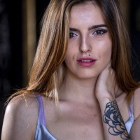 Sexy brunette babe Alba Lala sucks and fucks like crazy