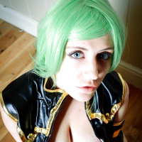 Euro fetish model Samantha Bentley in sexy Cosplay photo set
