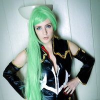 Euro fetish model Samantha Bentley in sexy Cosplay photo set