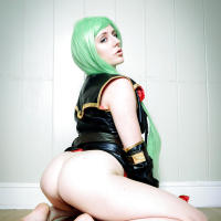 Euro fetish model Samantha Bentley in sexy Cosplay photo set
