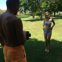 Chessie Kay gets her Panties wet in the Park