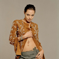 Celebrity Angelina Jolie sweet exposed big boobs