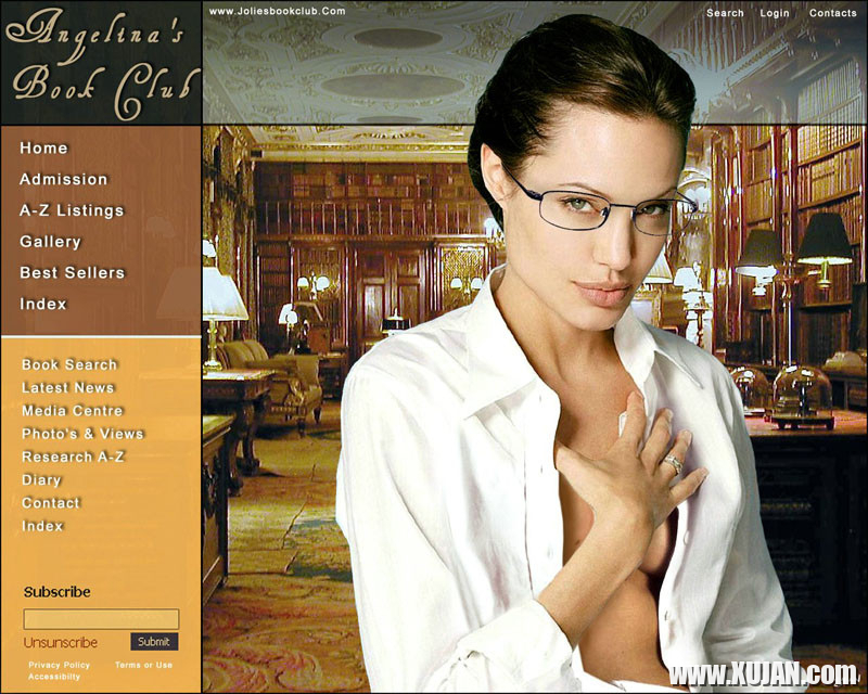 Angelina Jolie rubbing her clit while exposing her sweet tits - Photo #1413353