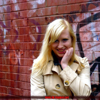 Flashing blonde british babe Satine Spark in public nudity