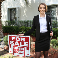 Hot sale woman Natalie Porkman serves clients rod