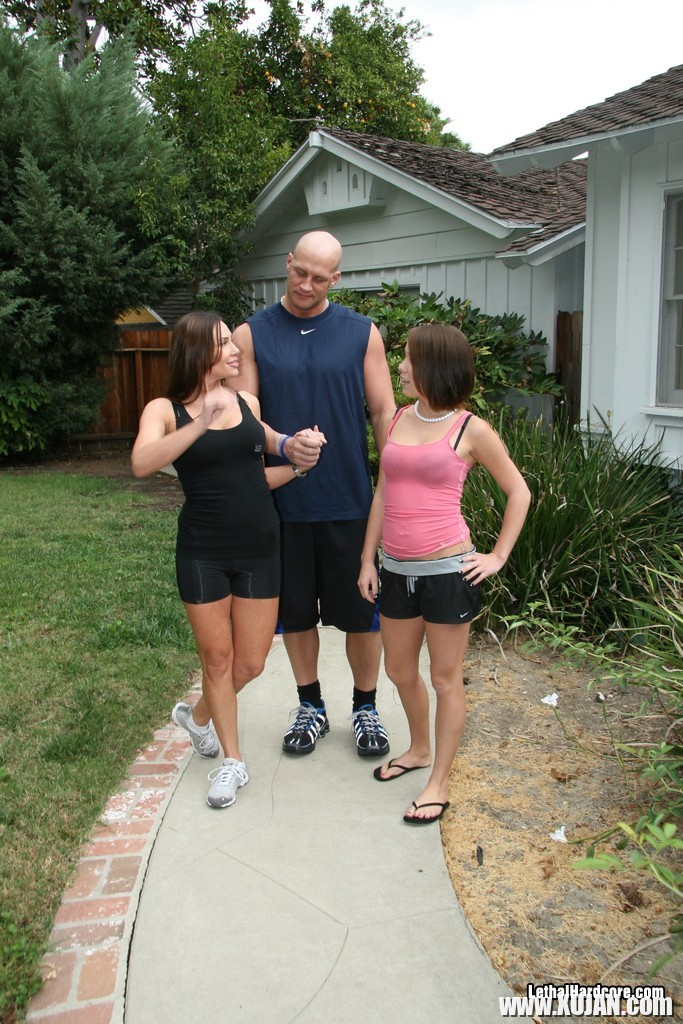Haley Sweet and Sky Taylor take care of a white Guy - Photo #1422983