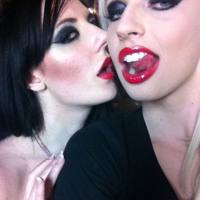 Pictures of Lynn Pops getting kinky for Halloween