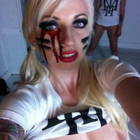 Pictures of Lynn Pops getting kinky for Halloween