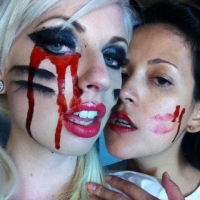 Pictures of Lynn Pops getting kinky for Halloween