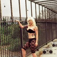 Pictures of Lynn Pops teasing with her feet and an ice cream cone