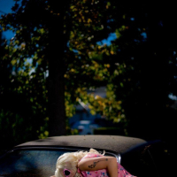 Pictures of teen hottie Lynn Pops being a hot pinup outside