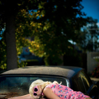 Pictures of teen hottie Lynn Pops being a hot pinup outside