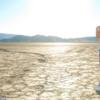 Pictures of Lynn Pops exposing herself on a beach