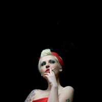 Pictures of Lynn Pops teasing in her dress