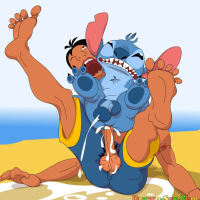 Nervous Lilo gives head and gets her sweet hole poked