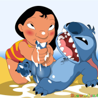 Nervous Lilo gives head and gets her sweet hole poked