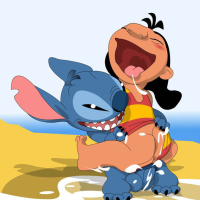 Nervous Lilo gives head and gets her sweet hole poked