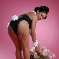 Hot Ebony TGirl Nody Nadia exposing her sweet hole
