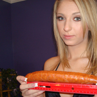 Cum thirsty Jaelyn Fox gags and chokes on cock