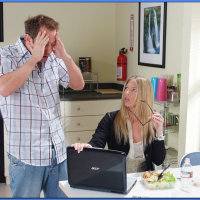 Busty MILF teacher Jordan Kingsley gets her lunch cut short for hot sex