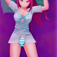 Deep Space Waifu Tomoko Aoi