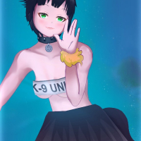 Deep Space Waifu Flat Justice Pucky