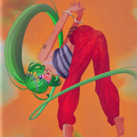 Deep Space Waifu Flat Justice Lime Code