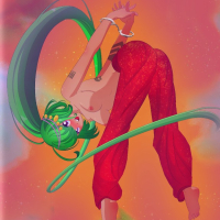 Deep Space Waifu Flat Justice Lime Code