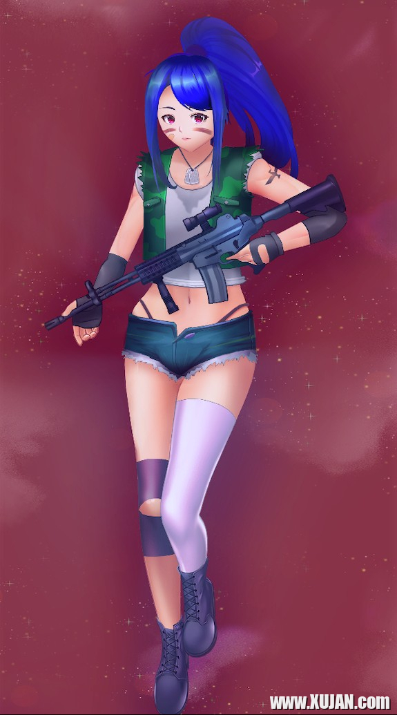 Deep Space Waifu Flat Justice Sergeant Chikara - Photo #1446575