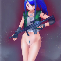 Deep Space Waifu Flat Justice Sergeant Chikara