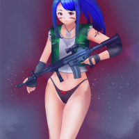 Deep Space Waifu Flat Justice Sergeant Chikara