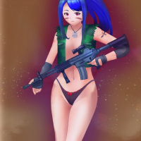 Deep Space Waifu Flat Justice Sergeant Chikara