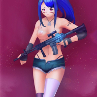 Deep Space Waifu Flat Justice Sergeant Chikara