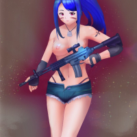 Deep Space Waifu Flat Justice Sergeant Chikara