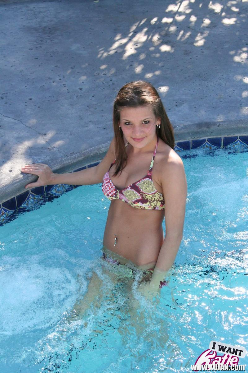 Busty teen girl Katie gets wet just for you - Photo #1449847