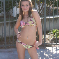 Busty teen girl Katie gets wet just for you