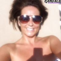 Glamorous pornstar Sarah Nicola Randall shows her cute big tits