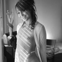 Hot tranny Jonelle Brooks in a beautiful BW pictorial
