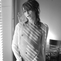 Hot tranny Jonelle Brooks in a beautiful BW pictorial